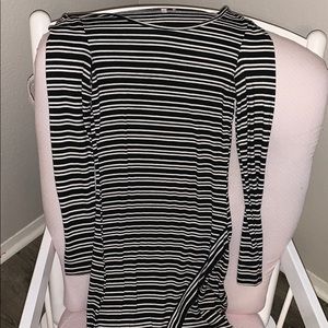 Long sleeve mini dress